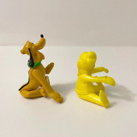 Vintage Disney Figures Lot of 6 Goofy and Pluto Toys - Picture 5 of 16